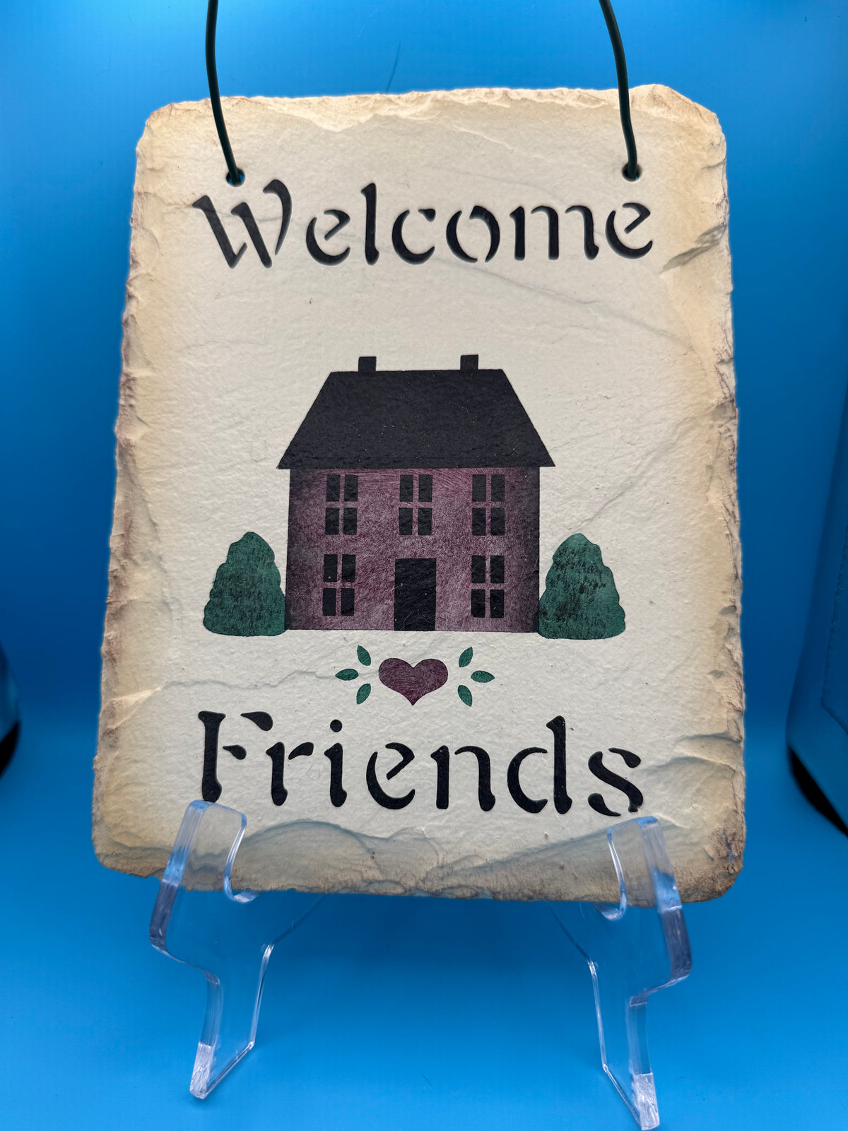 Welcome friends sign