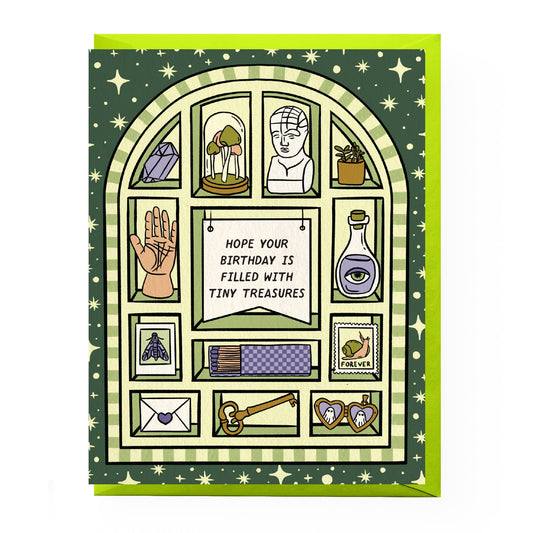 Cabinet of Curiosities Birthday Card