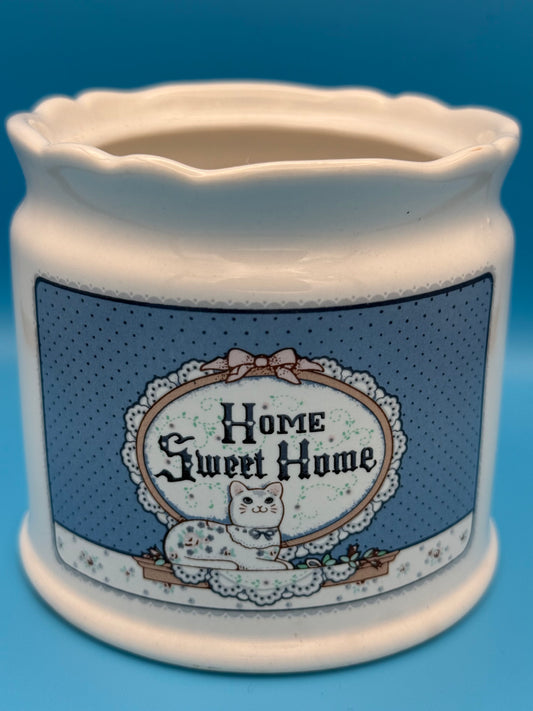 Home sweet home cat canister