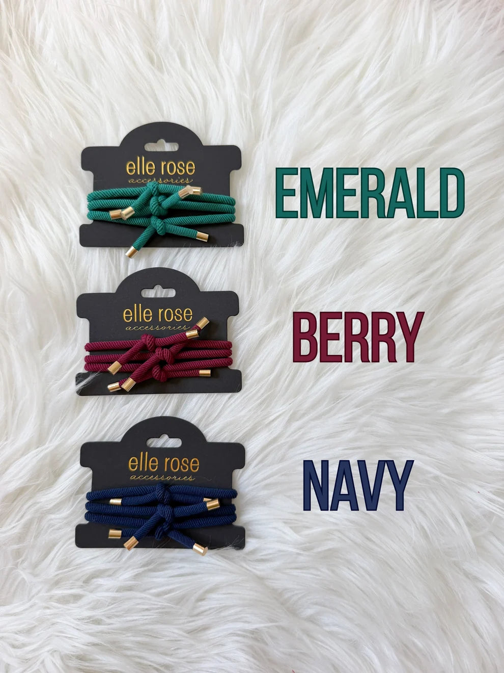 Elle Rose hair ties